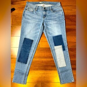 OLD NAVY BF PATCHWORK JEANS
